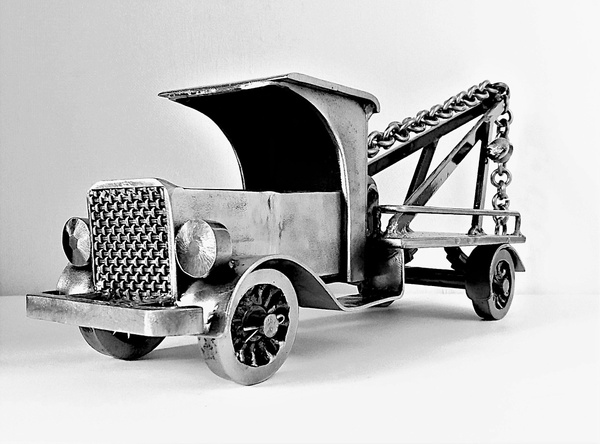 Old Vehicle - Vintage Tow Truck - From The Vehicles Series
