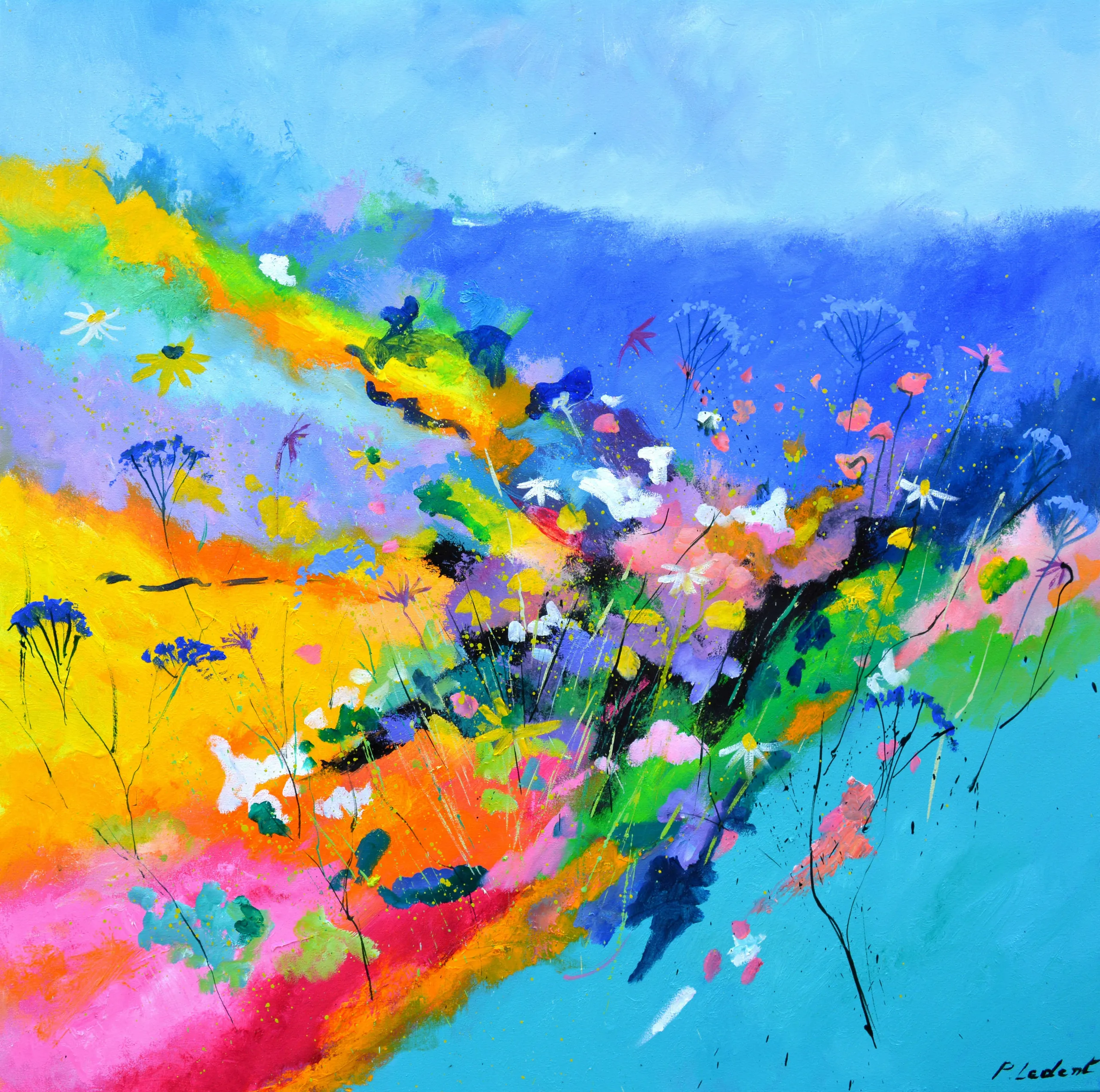 Dancing Flowers by Pol Ledent