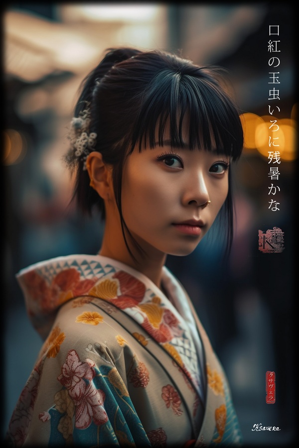 Japanese Maiko DS0319 Girl Portrait Photography Kioto